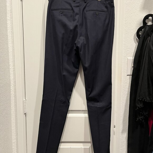 H&M Men's Navy Blue Dress Pants Size 33 Regular Length 42 - Picture 6 of 8